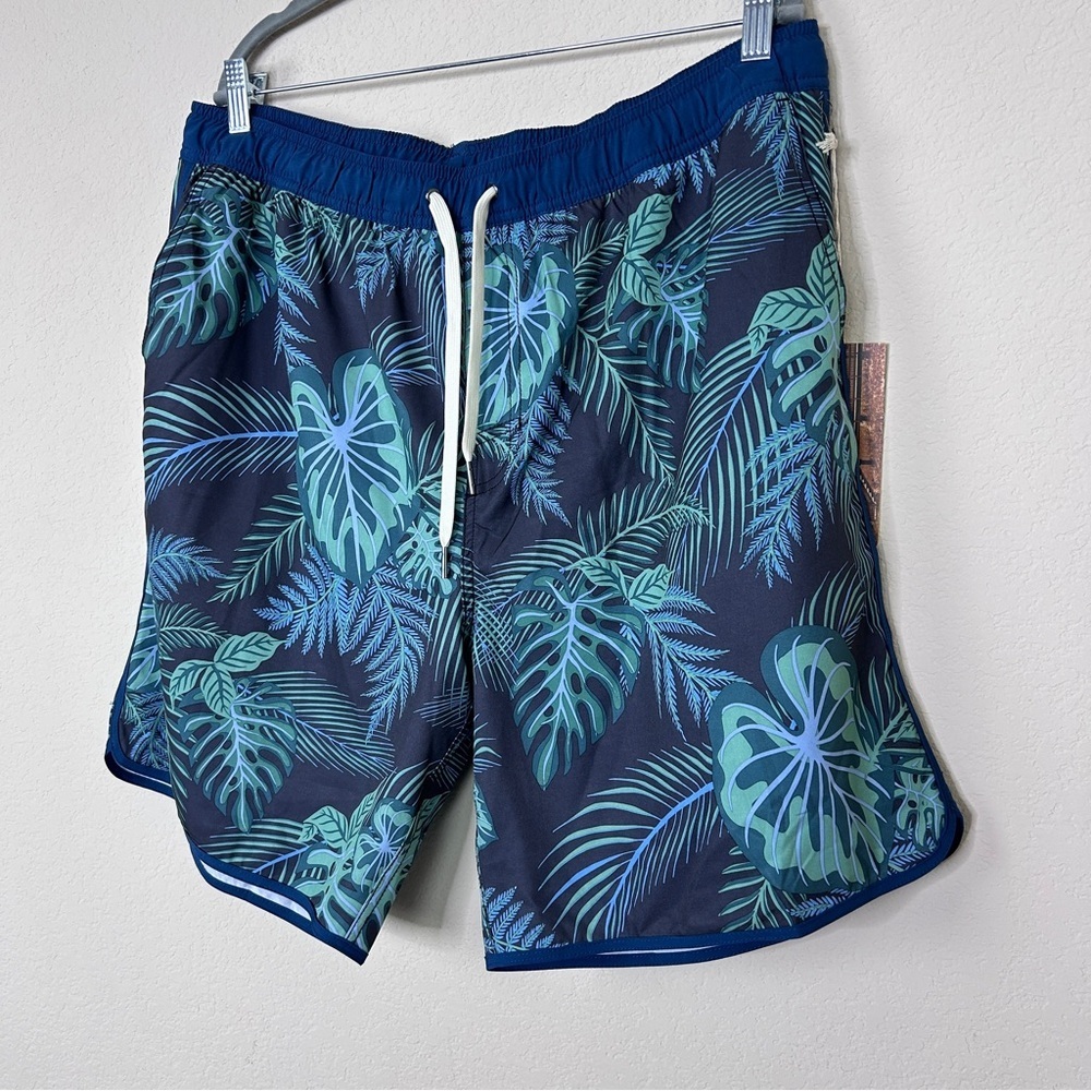 Fair Harbor The Anchor Swim Shorts New With Tags size XXXL Navy Evergreen - Picture 3 of 9